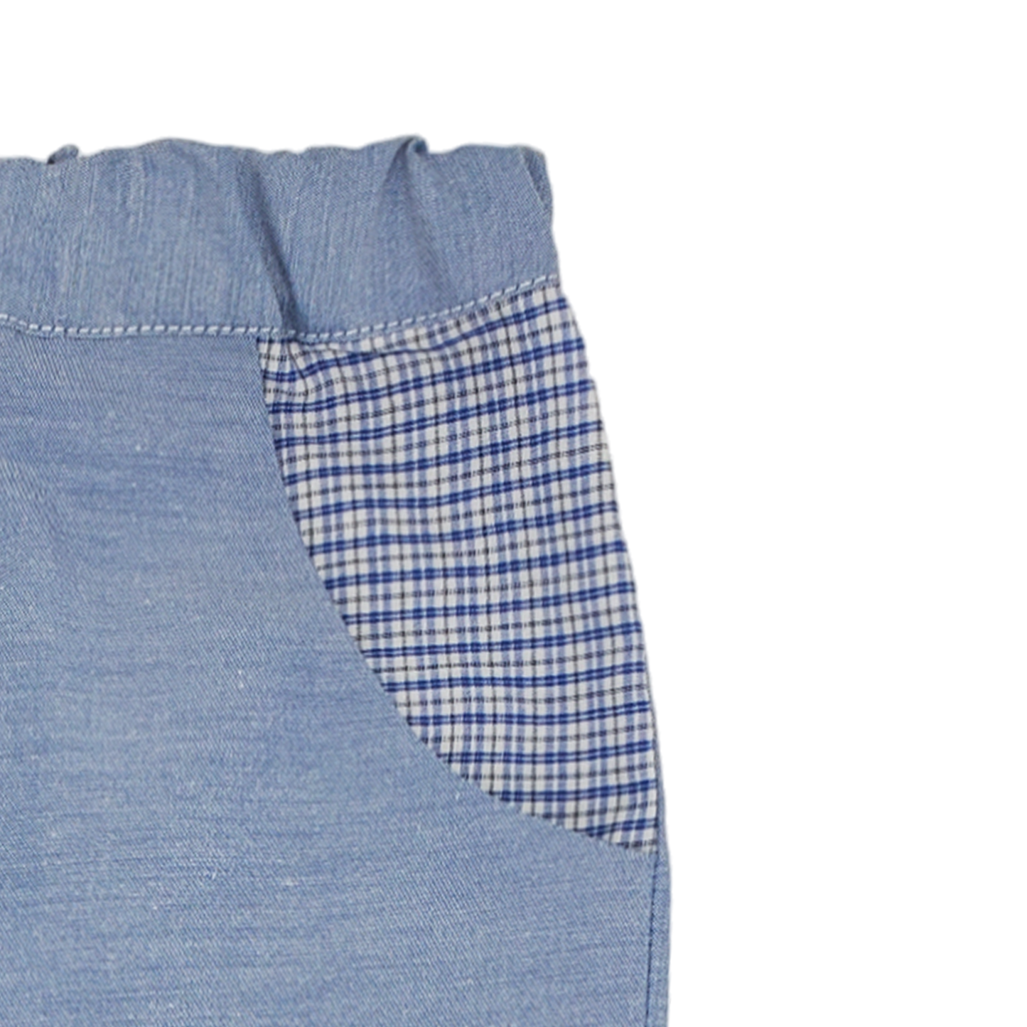pantalon mixte à poches coupe confortable pratique vêtement enfant upcycling écoresponsable made in france
