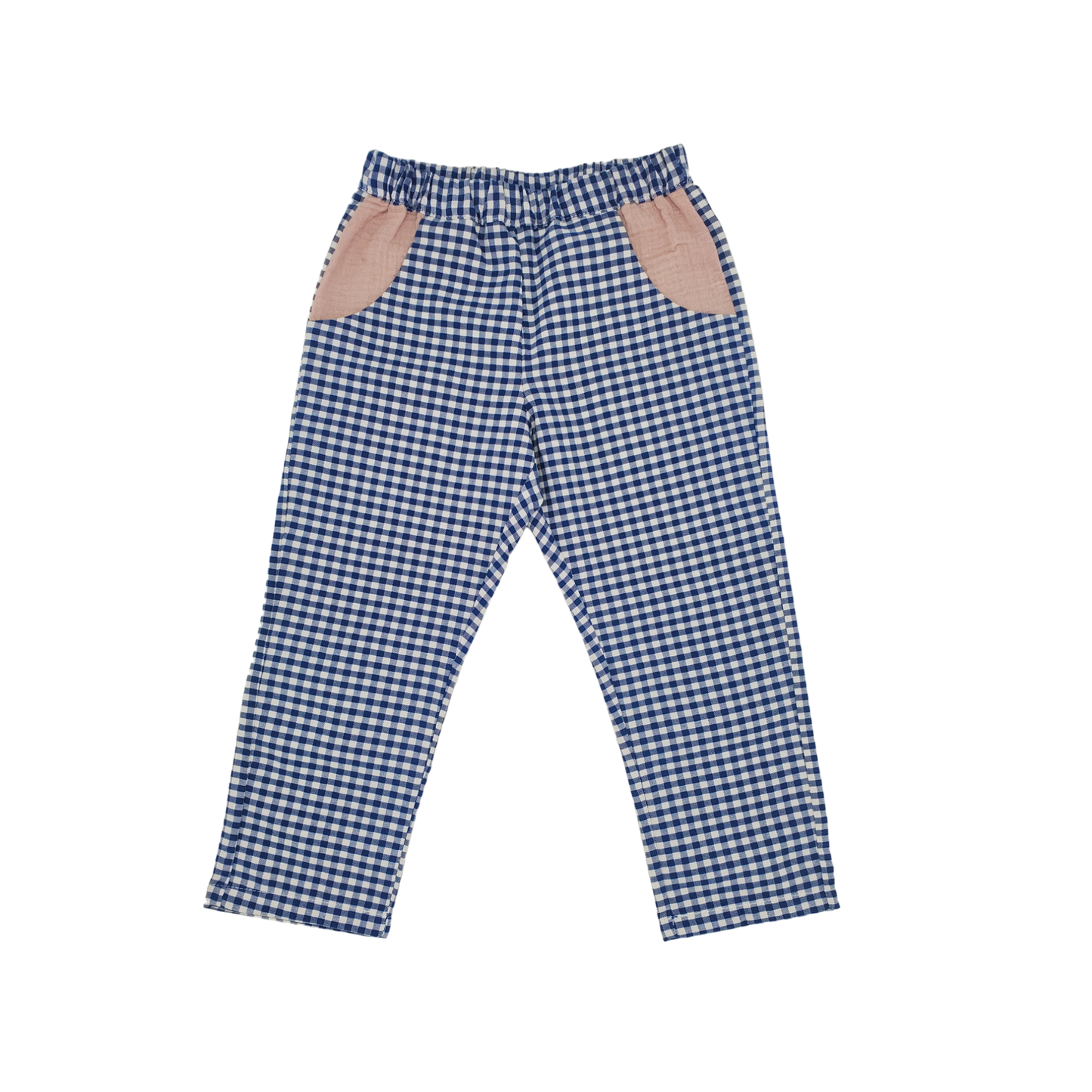 pantalon mixte à poches coupe confortable pratique vêtement enfant upcycling écoresponsable made in france