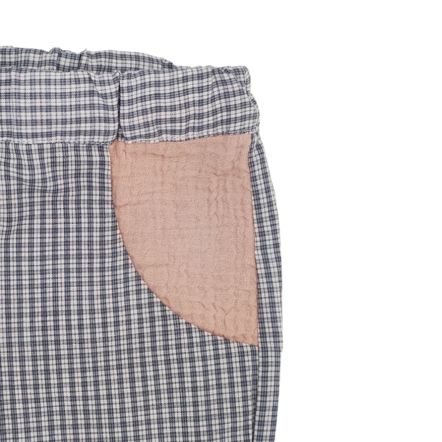 pantalon mixte à poches coupe confortable pratique vêtement enfant upcycling écoresponsable made in france