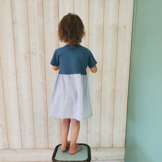 Robe CELESTE bleu orage