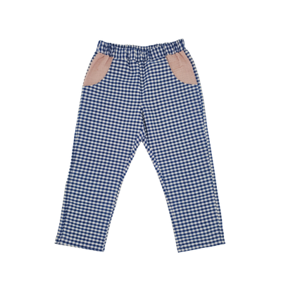 pantalon mixte à poches coupe confortable pratique vêtement enfant upcycling écoresponsable made in france