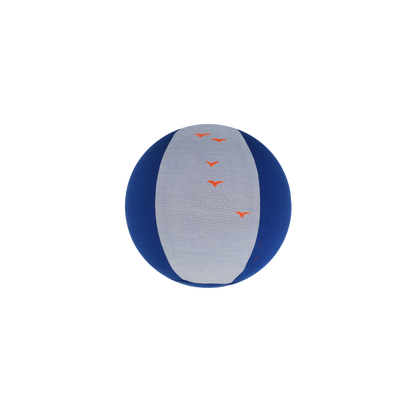 housse ballon cadeau de naissance upcycling motif fluo écoresponsable made in France