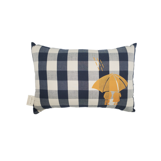 coussin cadeau de naissance upcycling motif sérigraphie écoresponsable engagé made in France