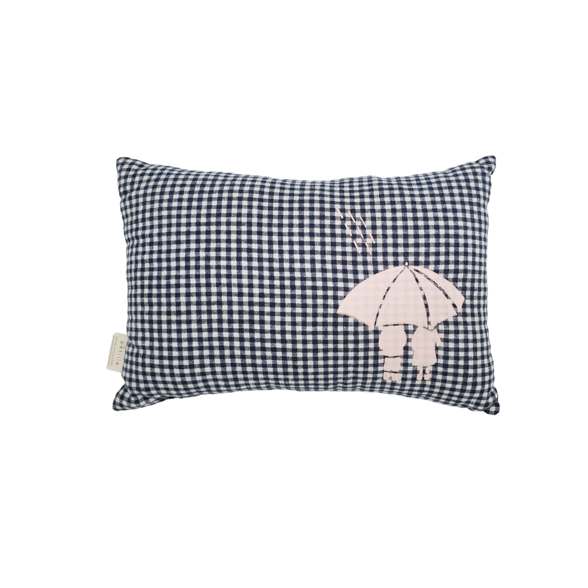 coussin cadeau de naissance upcycling motif sérigraphie écoresponsable engagé made in France